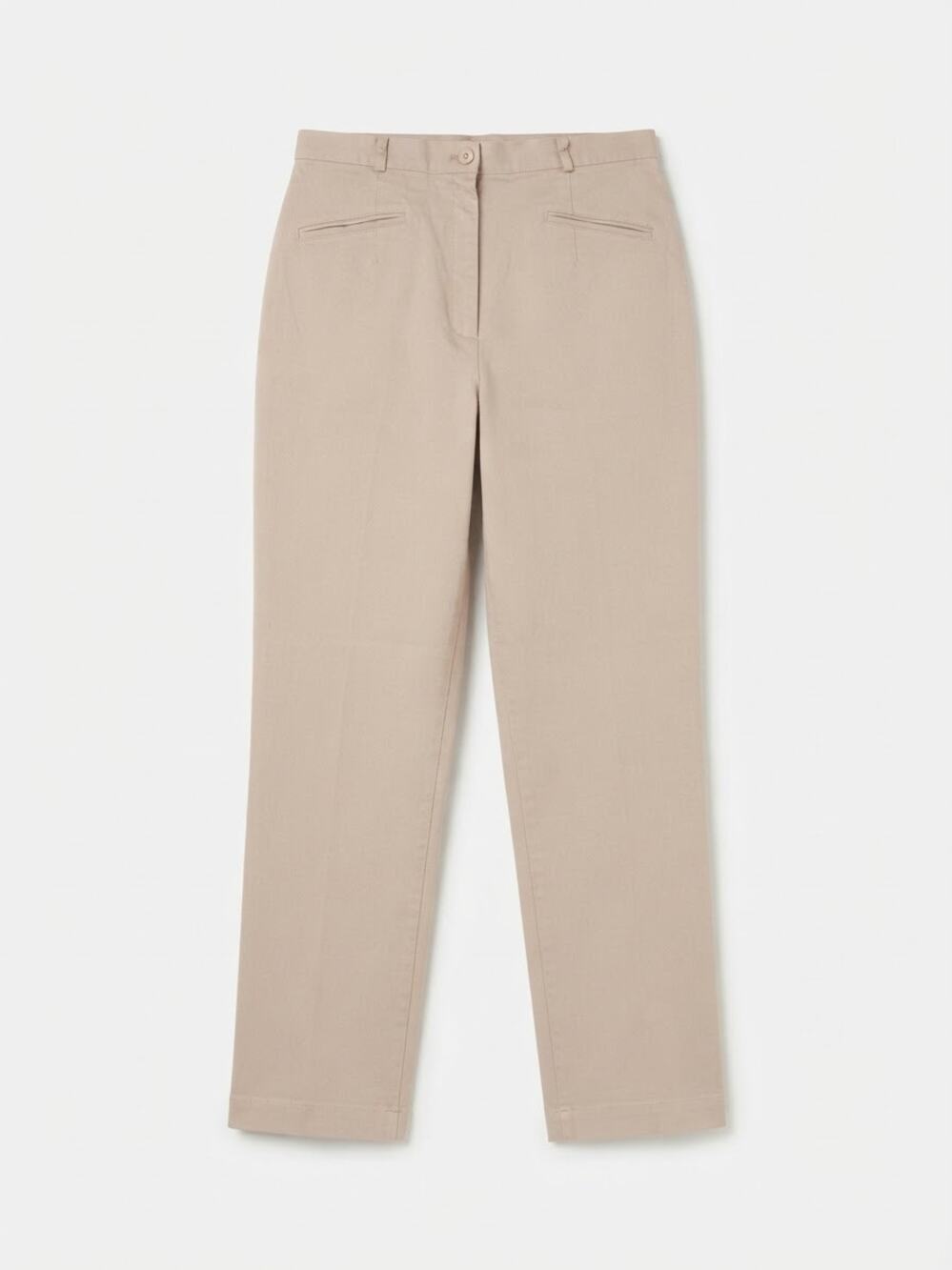 St. John's Bay Beige High Rise Casual Pants Trousers Size 14W workwear casual